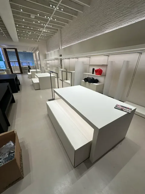 SoHo retail fit-out with display tables